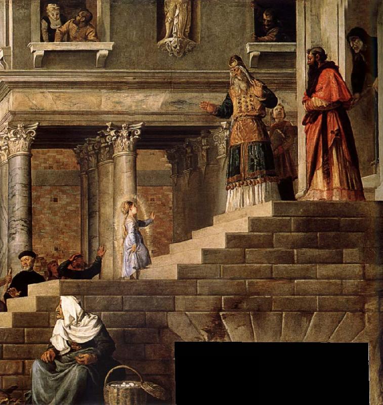 TIZIANO Vecellio Temple gear Maria oil painting picture
